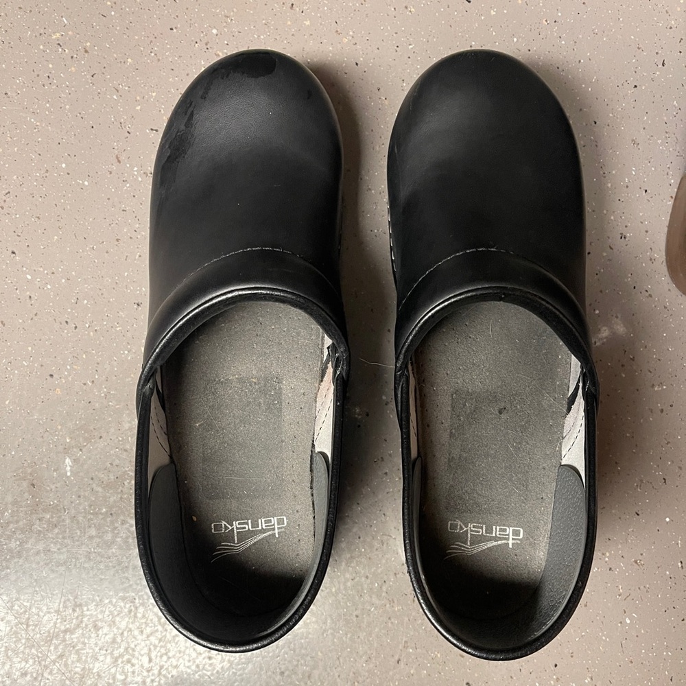 Dansko Classic Black Slip-On Clogs